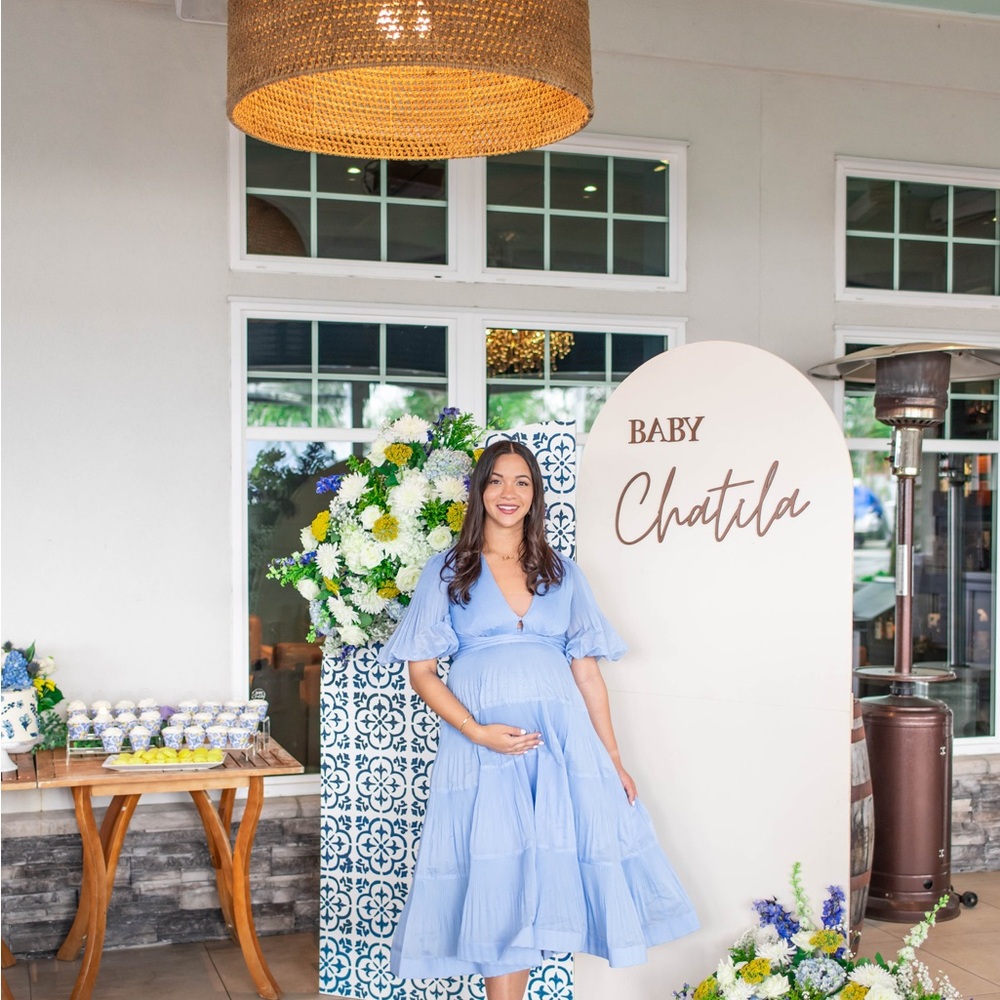 Zimmerman Tiered Plisse Taffeta Midi Dress